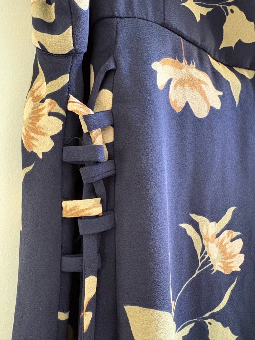 Lulu’s Navy Floral Spaghetti Strap Mini Dress - Picture 8 of 12